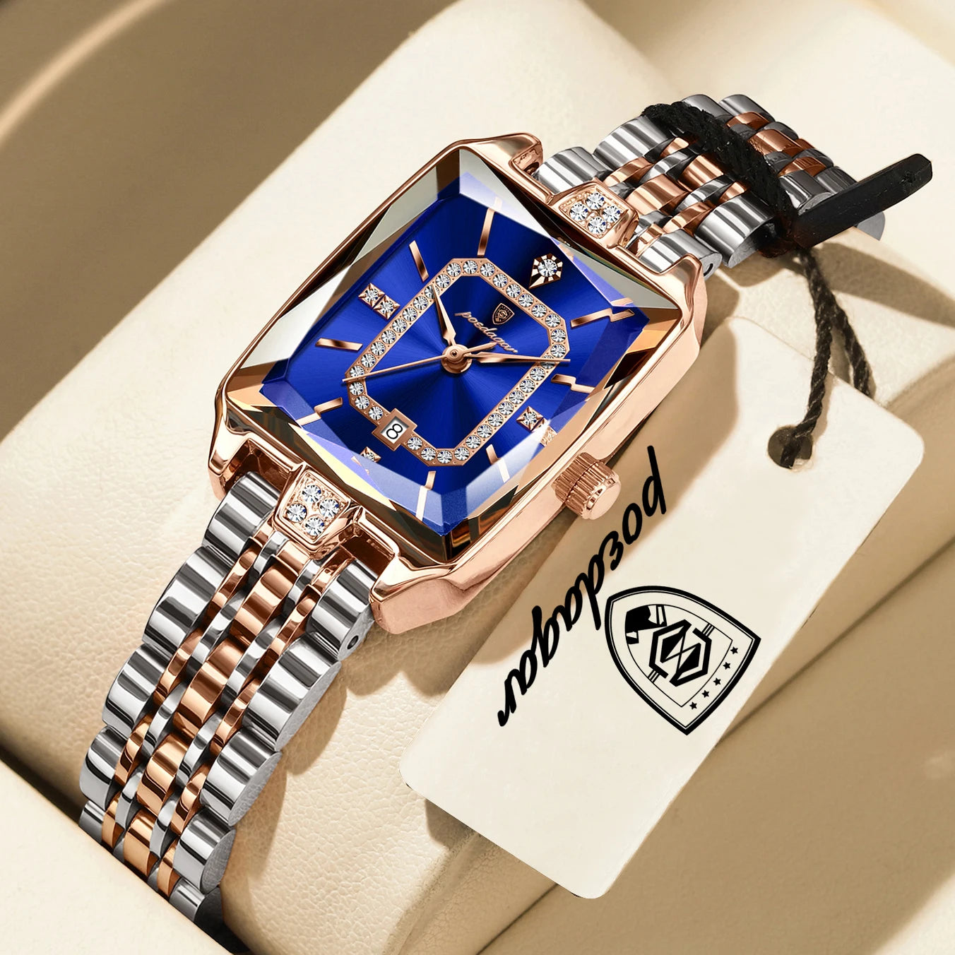 POEDAGAR Elegant Exquisite Woman Watch Waterproof Stainless Steel Date Original Fashion Ladies Wristwatch Women's Quartz Watches