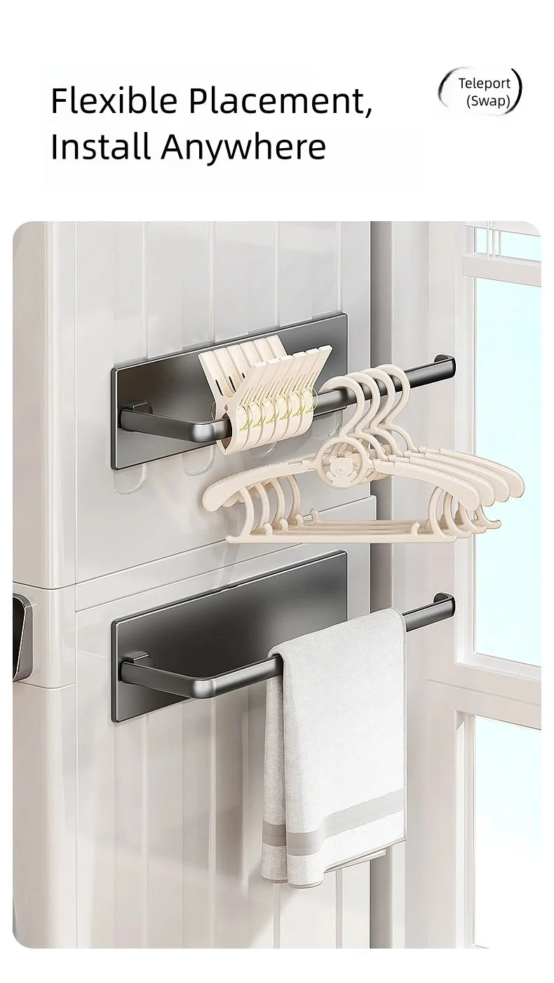 1 magnetic self-adhesive wall-mounted tissue holder with cling film, easy magnetic installation, suitable for kitchen, bathroom