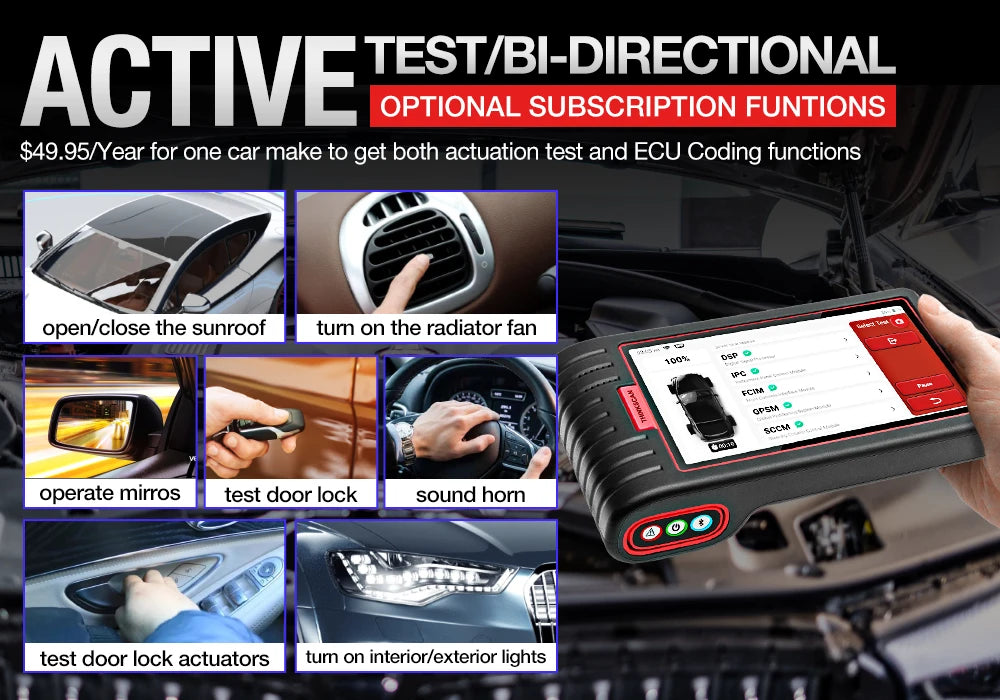 THINKCAR Thinkscan Max 2 Car Full System Diagnostic Tools TPM AF DPF IMMO 28 Reset ECU Coding Auto OBD OBD2 Scanner CANFD For GM
