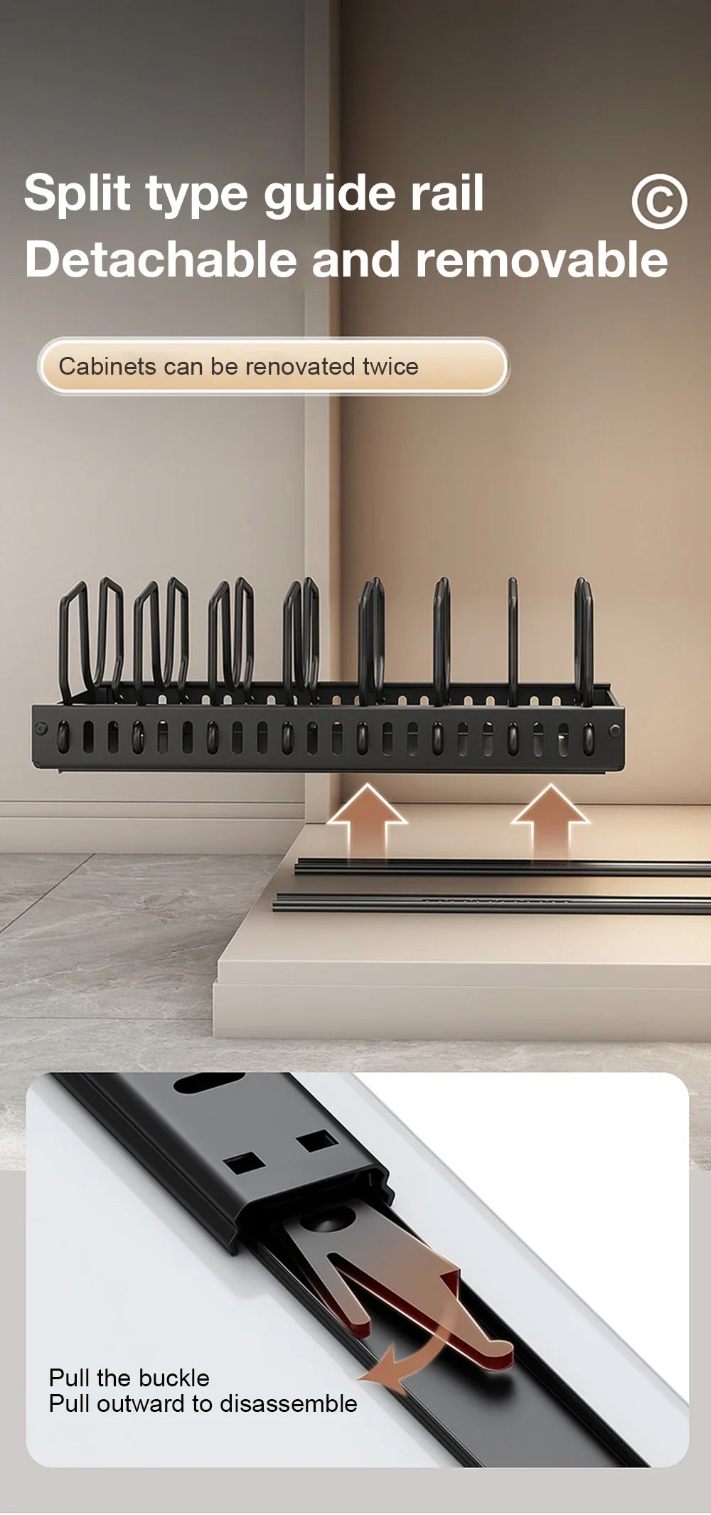 Under Cabinet Sliding Pots Pans Organiser Pull Out Kitchen Storage Tray With 8 Adjustable Dividers Cookware Lid Holder Rack