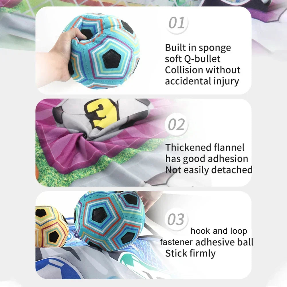 Soccer Game Mat With Adhesive Balls Soccer Toys Football Table Gift Children Football Training Carpet Kids Football Game Gifts