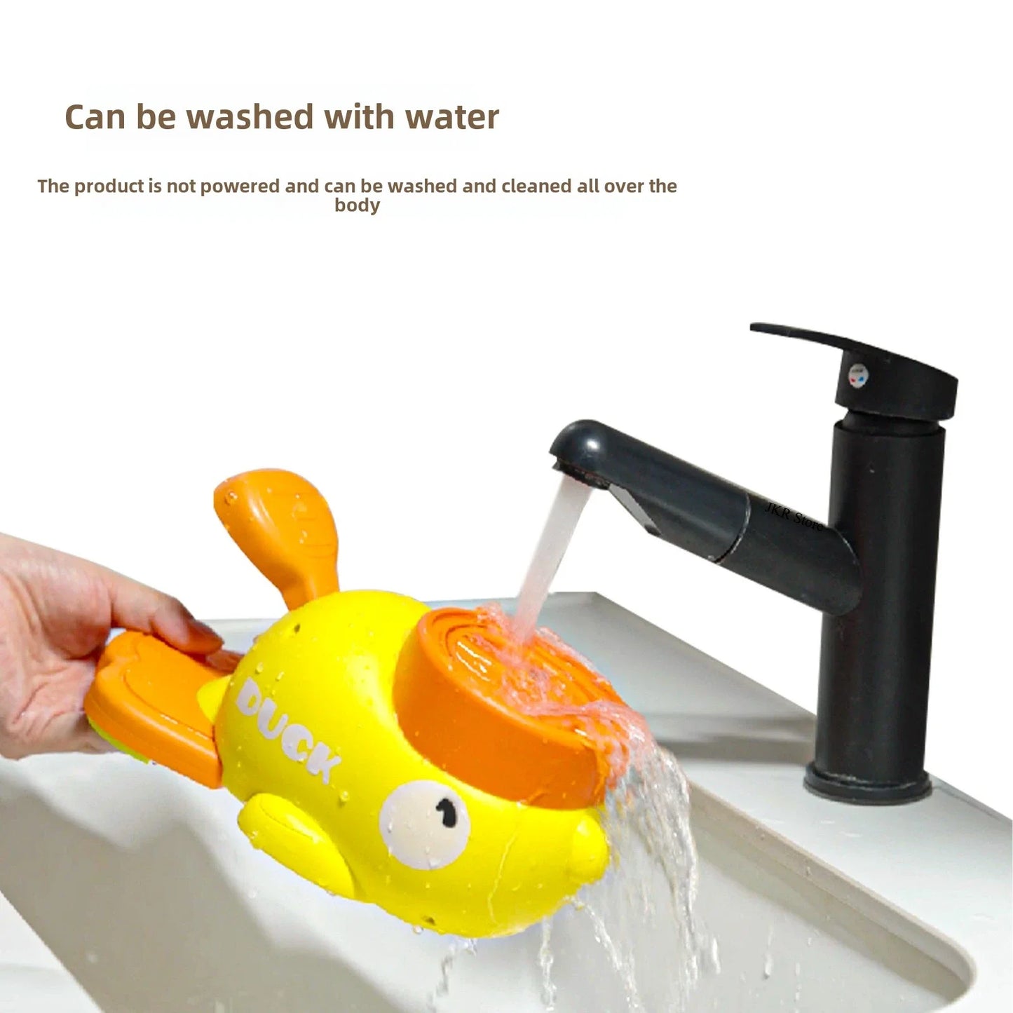 Yellow Duck Interactive Dog Food Dispenser Feeder for Cats Durable Plastic Training Toys Cat Accessories Puzzle Pet Automatic