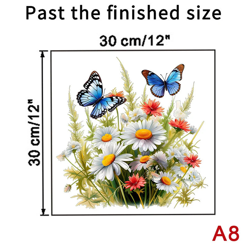Butterfly Flower Waterproof Toilet Sticker Bathroom Toilet Seat Beautification Decorative Sticker Self-adhesive Decals