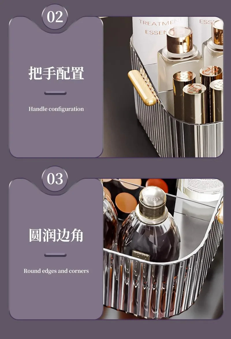 360° Rotating Makeup Brush Holder