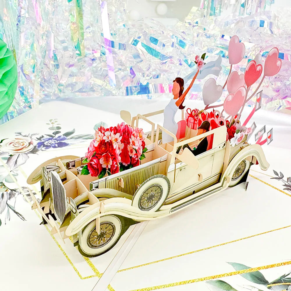 3D Pop UP Love Card for Wife and Girlfriend Gift for Valentines Day Anniversary Wedding Invitation Greeting Thank You Cards