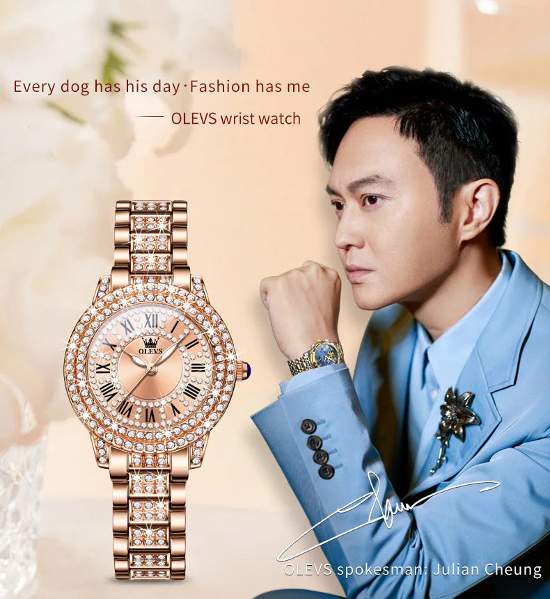 Stainless Steel  Diamond Watch