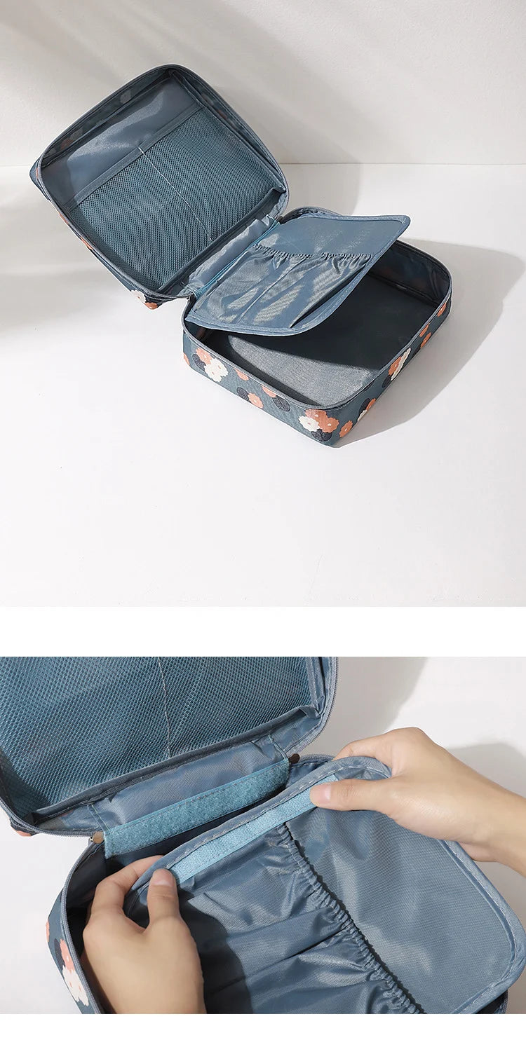 Women's Portable Waterproof Toiletries Organiser Cosmetic Bag