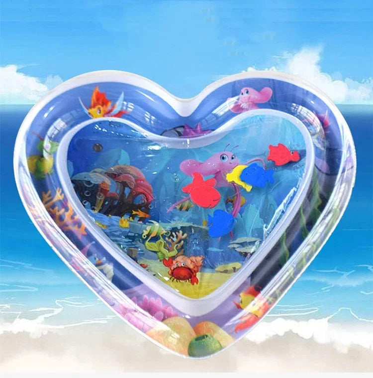 Large Baby Playing Water Mat Inflatable Water Cushion Baby Play Mat Inflatable Tummy Time Mat Early Education Water Cushion