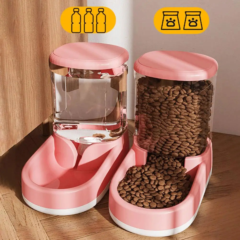 3 Automatic Refill 8L Pet Water & Feeder Dispenser