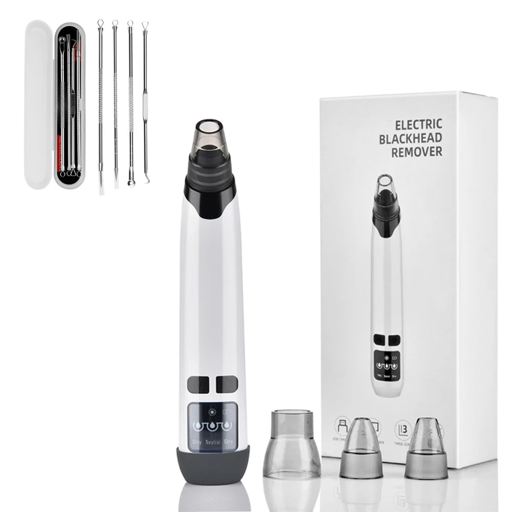 Facial Blackhead Remover Pore Cleaner Heat Function