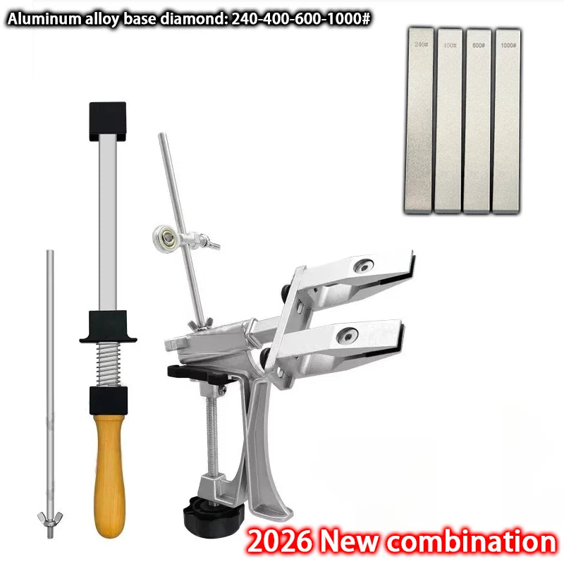 Professional Knife Sharpener Aluminum alloy Fixed Angle Sharpener Diamond Stone Whetstone Kitchen Tools Sharpen Machine Knives