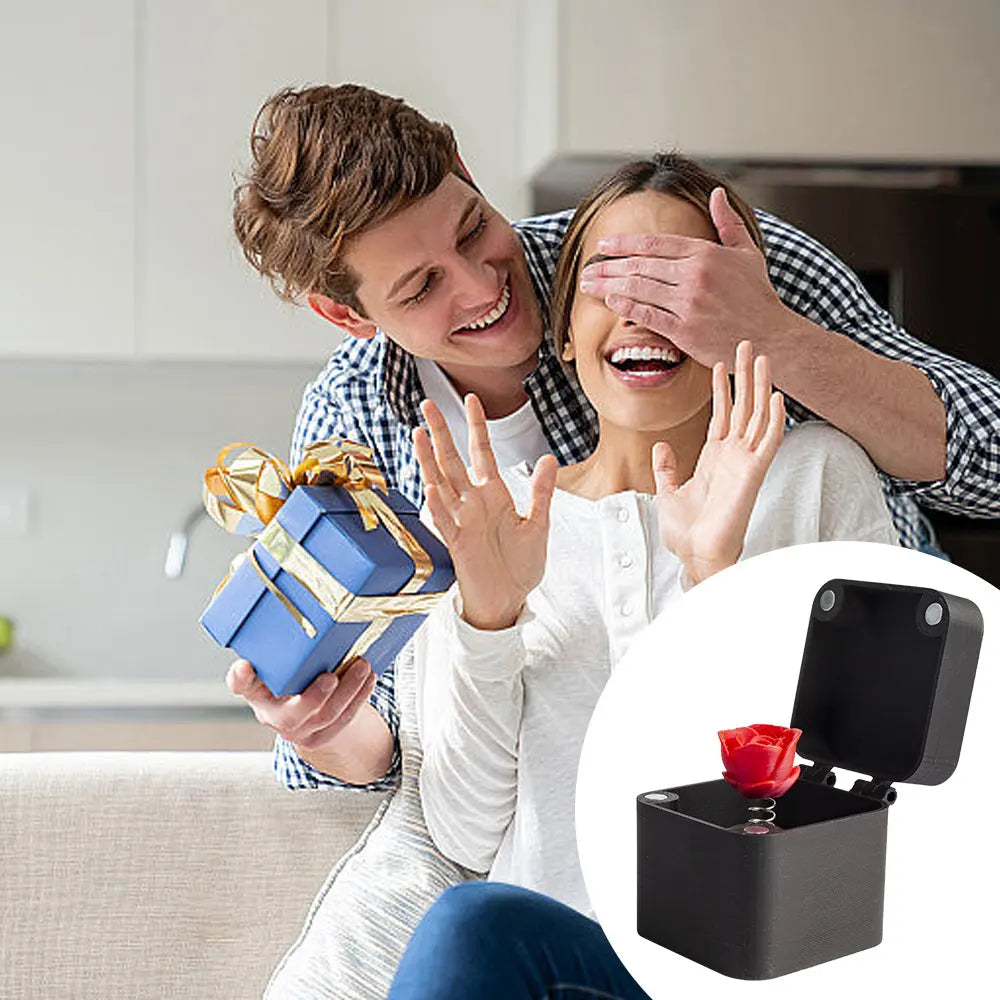 Love Rose Surprise Gift Boxs Fun Prank Gift Offices Desk Home Decor Valentine's Day  Gift Decoration Toys