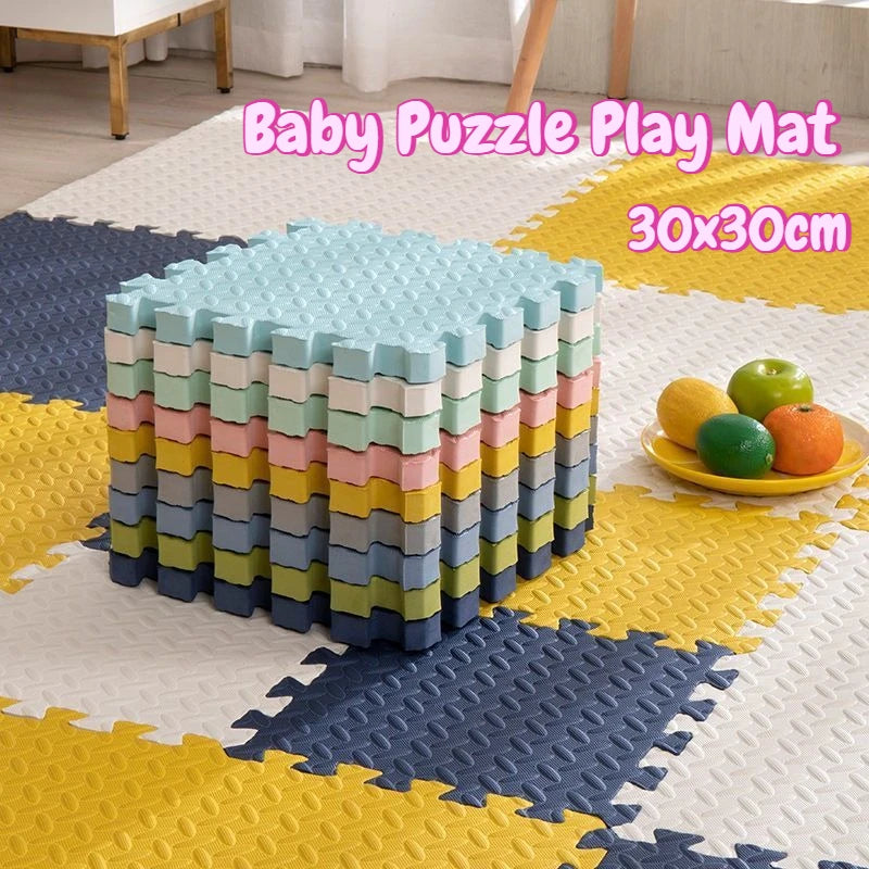 Baby Play Mat EVA Foam Interlocking Anti-Slip Sports Rug Family Children's Room Game Puzzle Carpet Anti-fall Carpet Baby Toys
