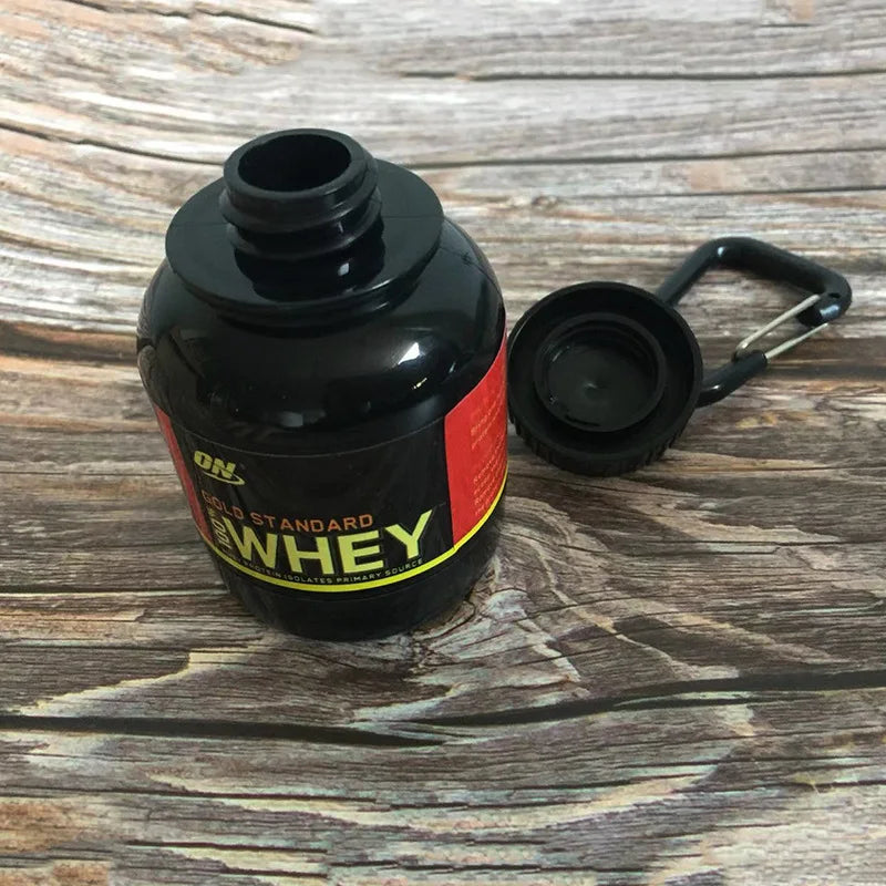 100ML Outdoor Protein Powder Container With Whey Keychain