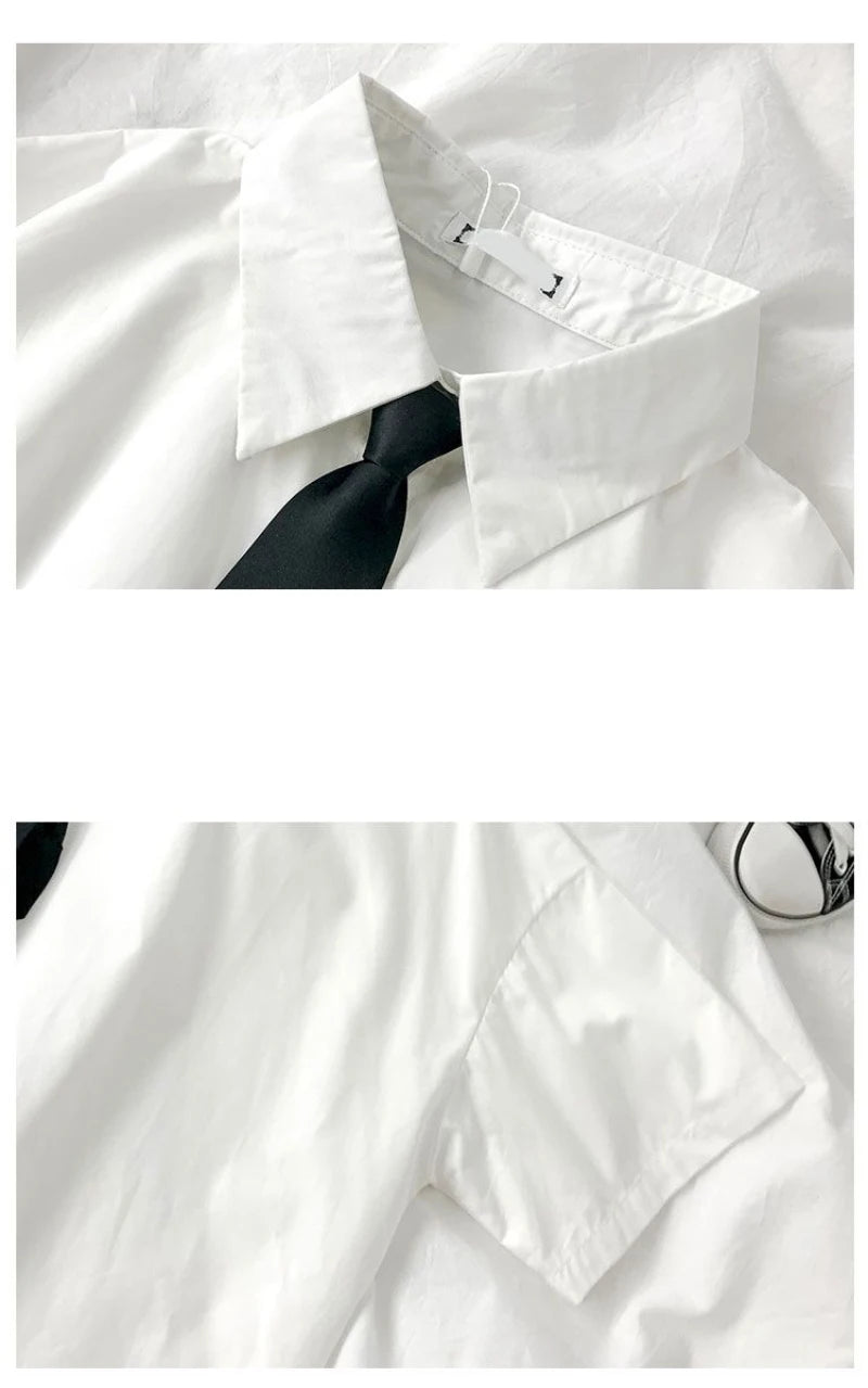 Japan Style White Shirts