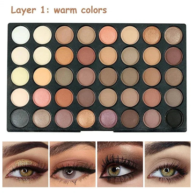 120 Colors Matte Shimmer Eyeshadow Palette