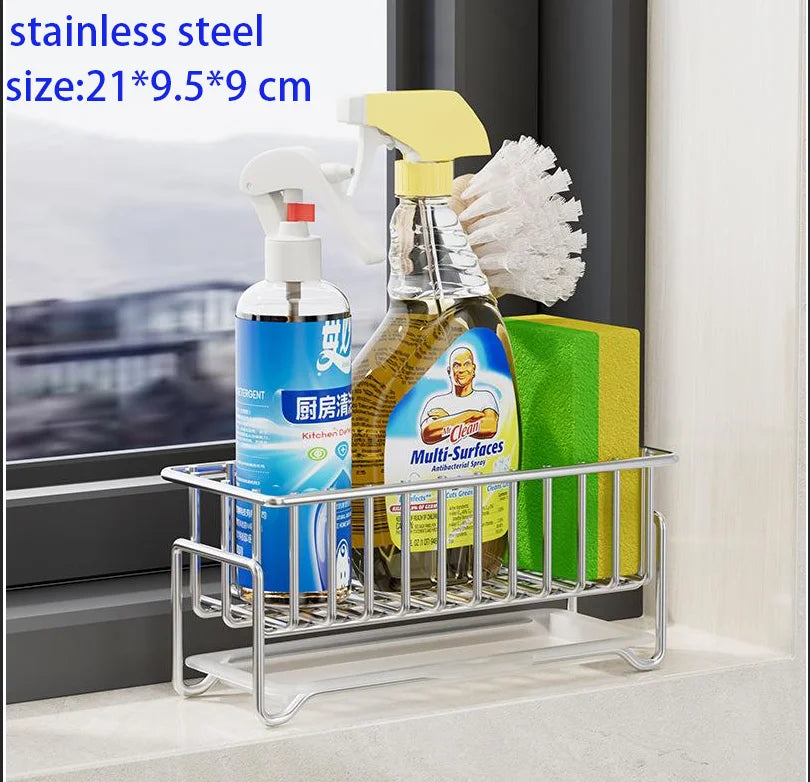 Dish Drying Rack Stainless Steel 2-tier Compact Kitchen Dish Rack Drainboard Large Rust-proof Dish Drainer With Utensil Holder
