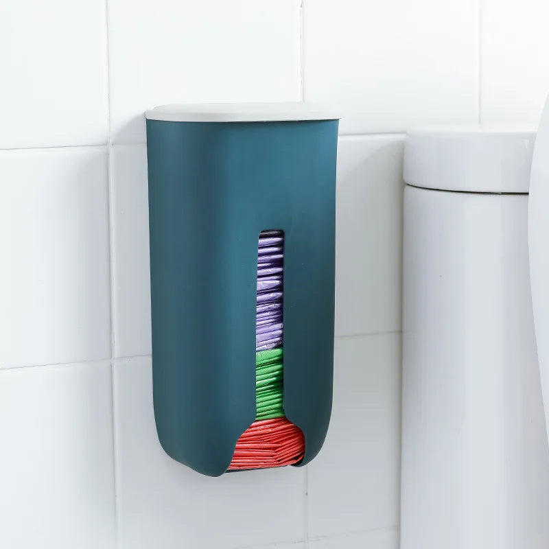 New home life wall hanging kitchen garbage bag storage rack kitchen bathroom plastic bag Nordic style shoe cover storage box