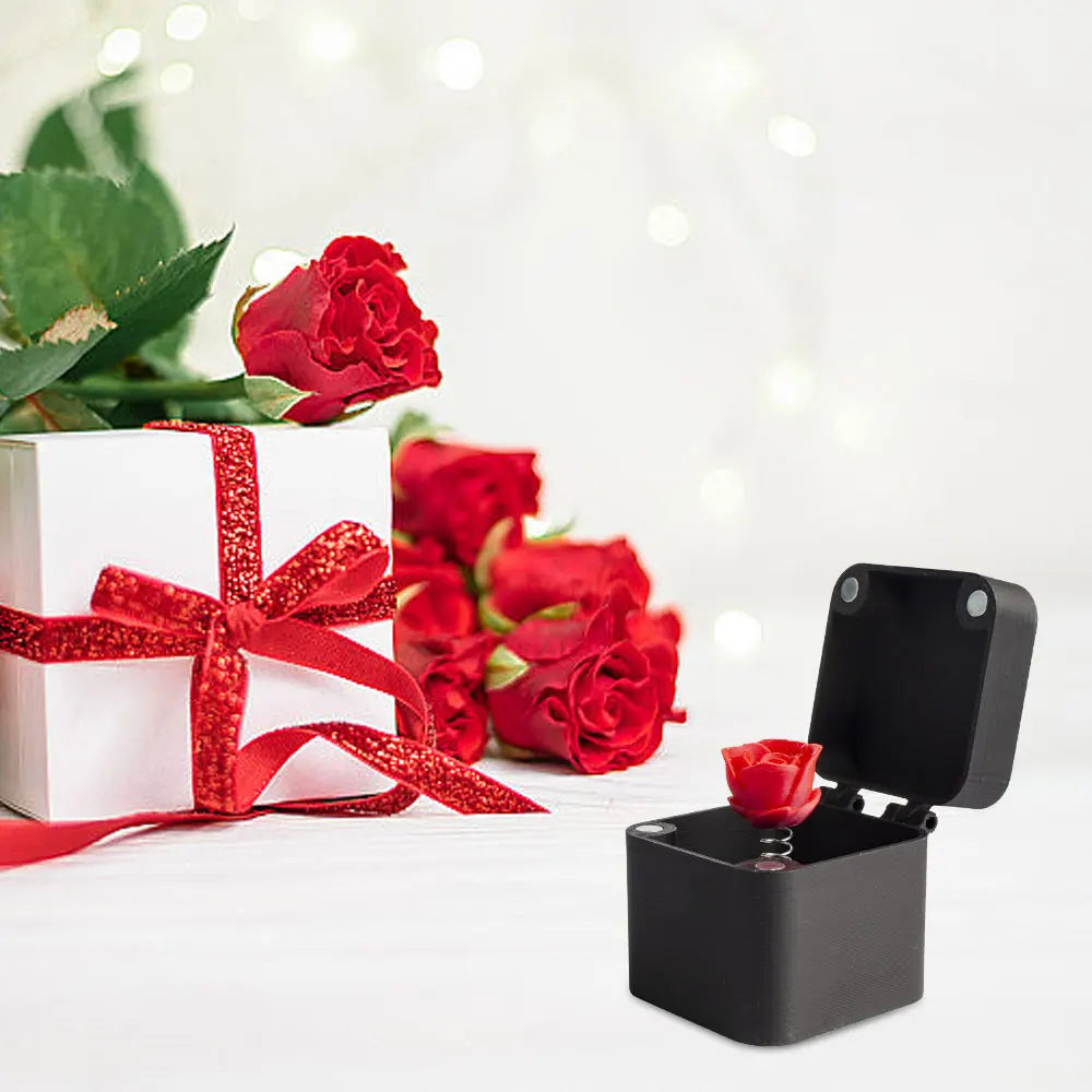 Love Rose Surprise Gift Boxs Fun Prank Gift Offices Desk Home Decor Valentine's Day  Gift Decoration Toys