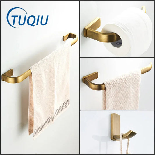 Bathroom Hardware Antique Bronze Towel Rail Bar,Towel Rack, Paper Holder,Toilet Brush,Towel Hanger,Robe Hook Bathroom Accessory
