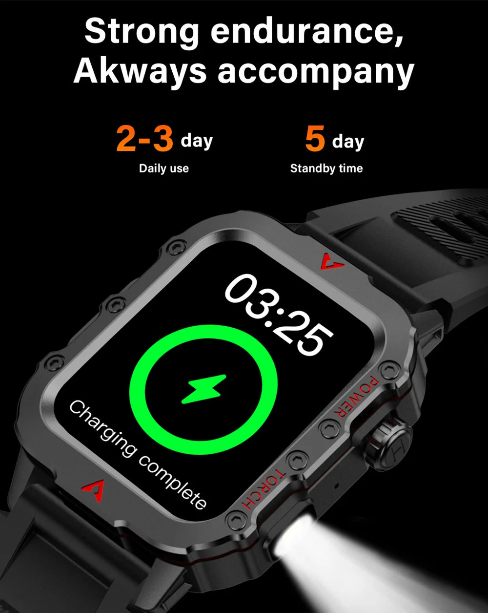 LAXASFIT LED Bluetooth Smart Watch