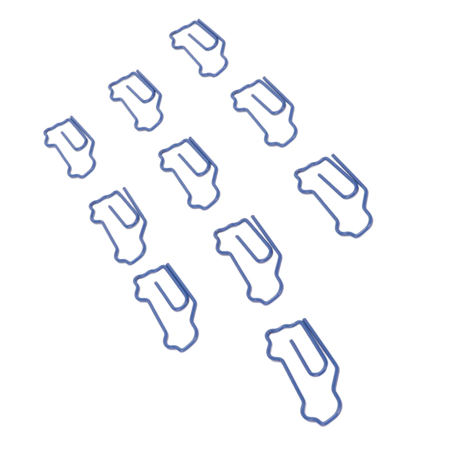 100PCS Shaped Paper Clips Car Shape Metal Cute  Light Portable Clips for Document File Classification  Clips
