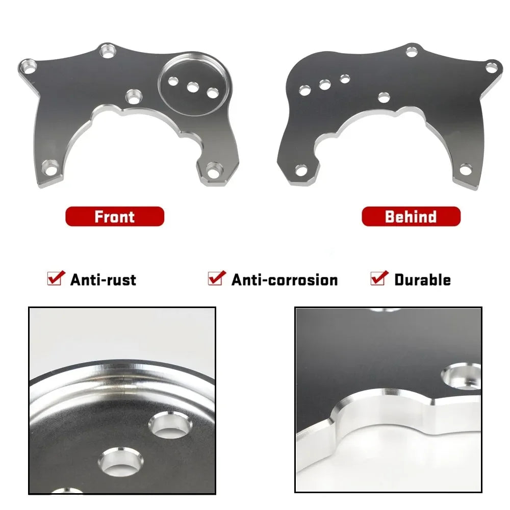 LS R4 AC Compressor Bracket Accessories ForTruck Or Suv Vortec Engines For Chevy GMC 1999-2013 LS LQ LS2 LS3 LS6 Silver