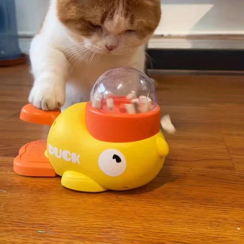 Automatic Pet Feeder Toy – Interactive Slow-Feed Bowl for Cats & Dogs, Fun Training Reward Game, No Batteries