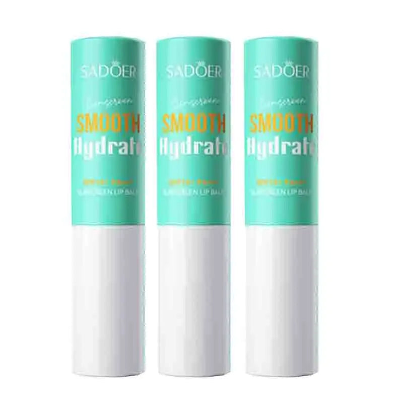 SADOER Spf 15+ Lip Sunscreen Solar Blocker Moisturising Lip Balm
