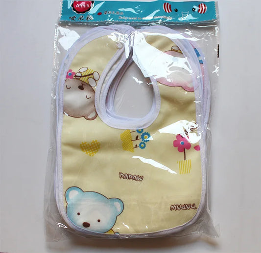 Baby Cartoon Snap Waterproof Bib