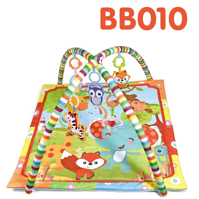Educational Baby Fitness Frame For Children Play Mat Rack Crawling Blanket Infant Play Rug Gift Kids Activity Gym Infant Toys