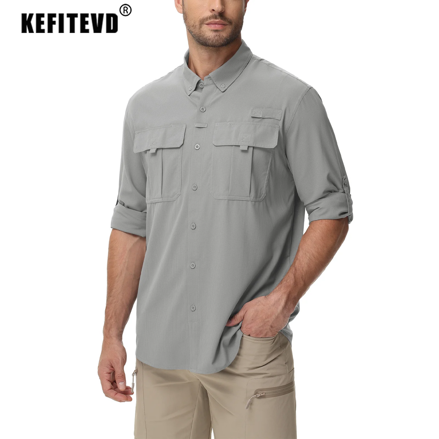 KEFITEVD Men's Long Sleeve Shirts