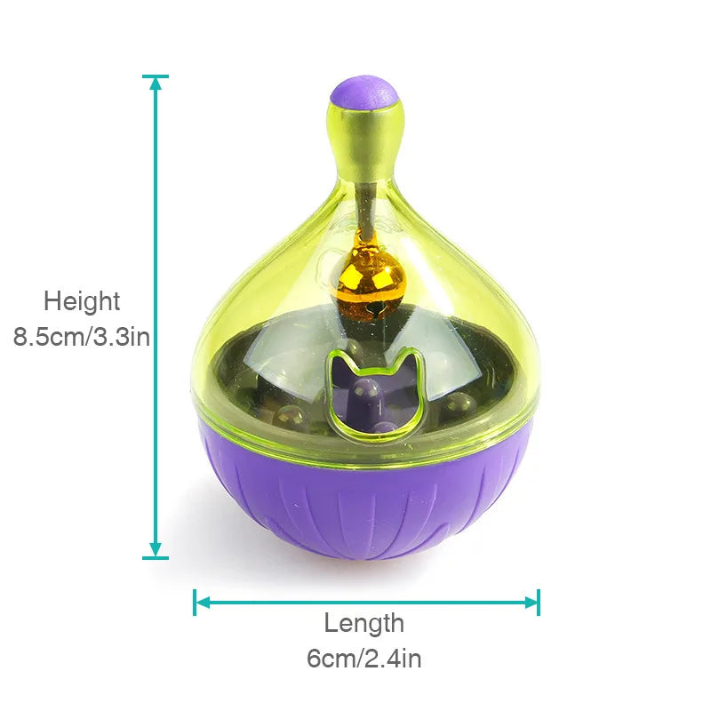 Pet Fun Feeding Toy – Interactive Cat & Dog Tumbler Feeder for Puppies and Kittens, Exercise and Treat Dispenser