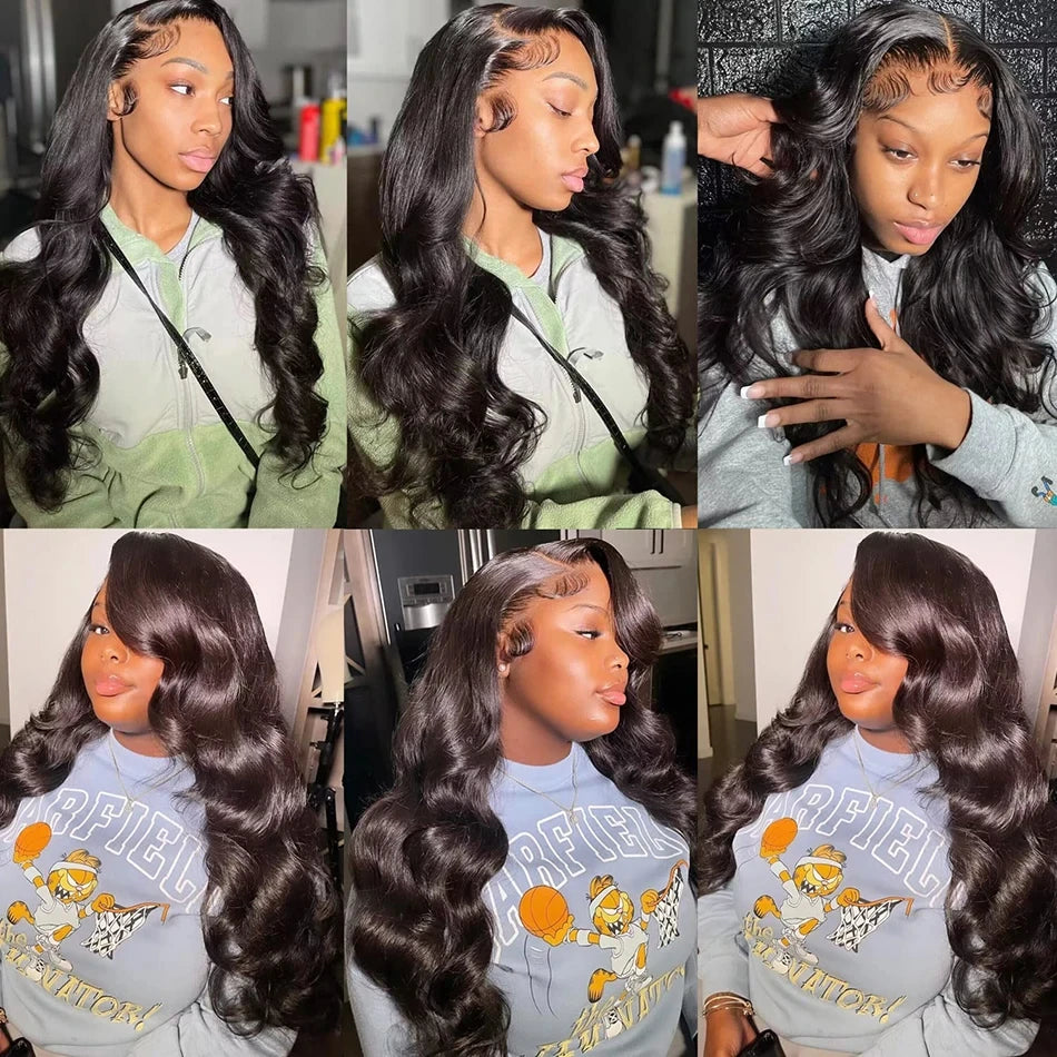 Nneka 200% Density Glueless Loose Body Wave 4x4 Closure Human Hair Wig 5x5 Hd Lace Closure Pre Cut Pre Plucked Glueless Wig