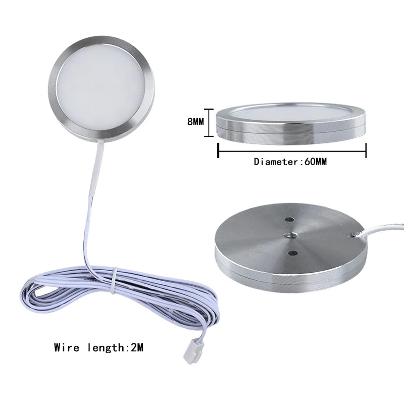Under Cabinet LED Night Lights Display Case Closet Lamp Remote Control for Home Kitchen Showcase Wardrobe Cupboard Decoration