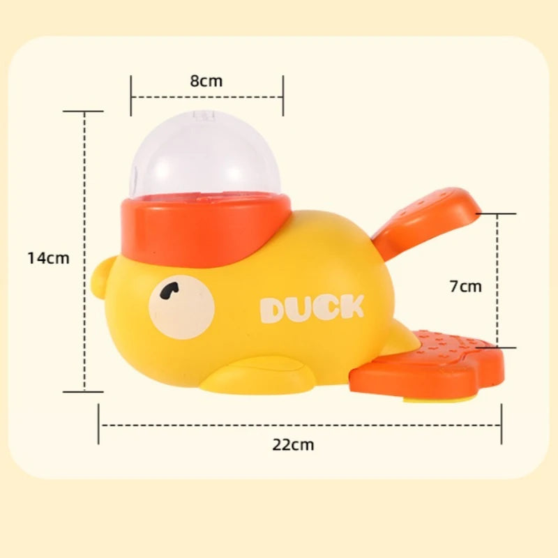 Cartoon Duck Design Pet Puzzle Feeder – Anti-Slip Automatic Food Dispenser Toy for Puppies, Dogs & Cats