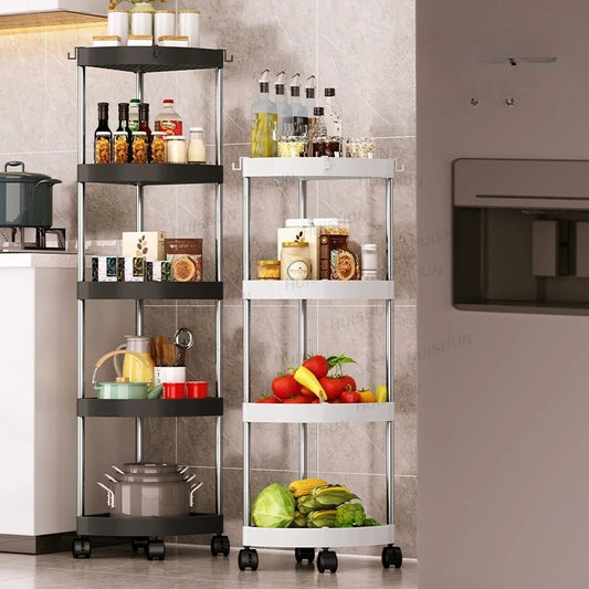 Kitchen storage rack Multifunctional storage rack Supplies Seasonings Corner artifact Corner general merchandise Daily Daquan