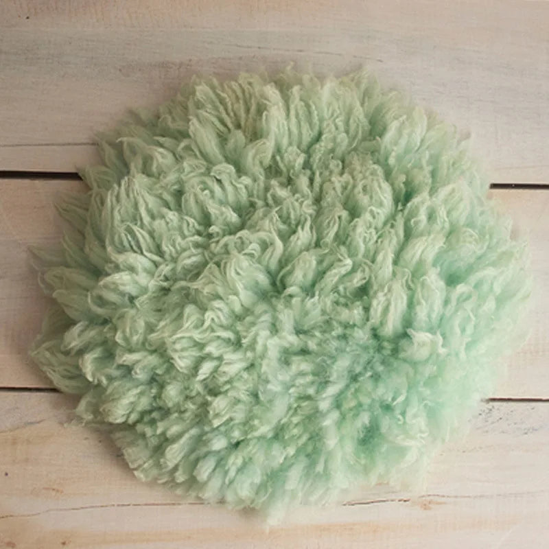 100% Flokatti Wool Mats Baby Photography Blanket Newborn Wrap Flokati Props for Newborns Photo Shoot Fotografia Accessories