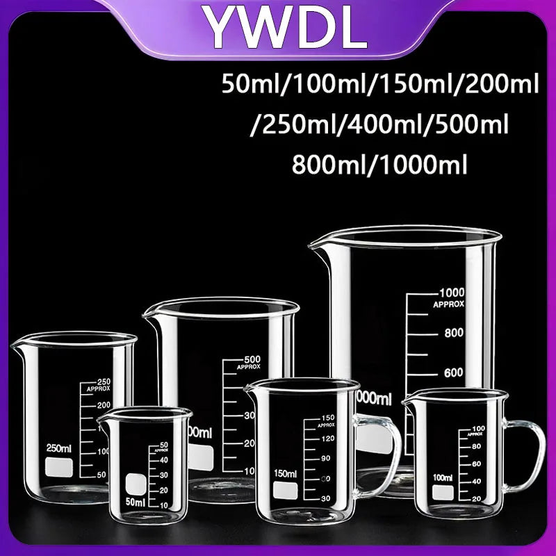 High Borosilicate Heat-resistant Glass Measuring Cup