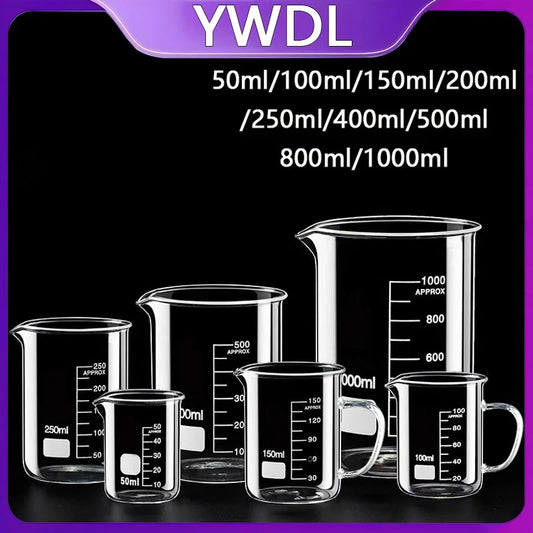 High Borosilicate Heat-resistant Glass Measuring Cup