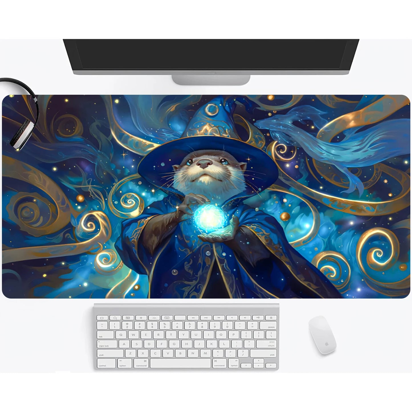 Magic playmat gathering gaming mats Frog Wizard theme anime desk mat Desk accessories 35X60cm mouse mat Raccoon tapete magic mtg