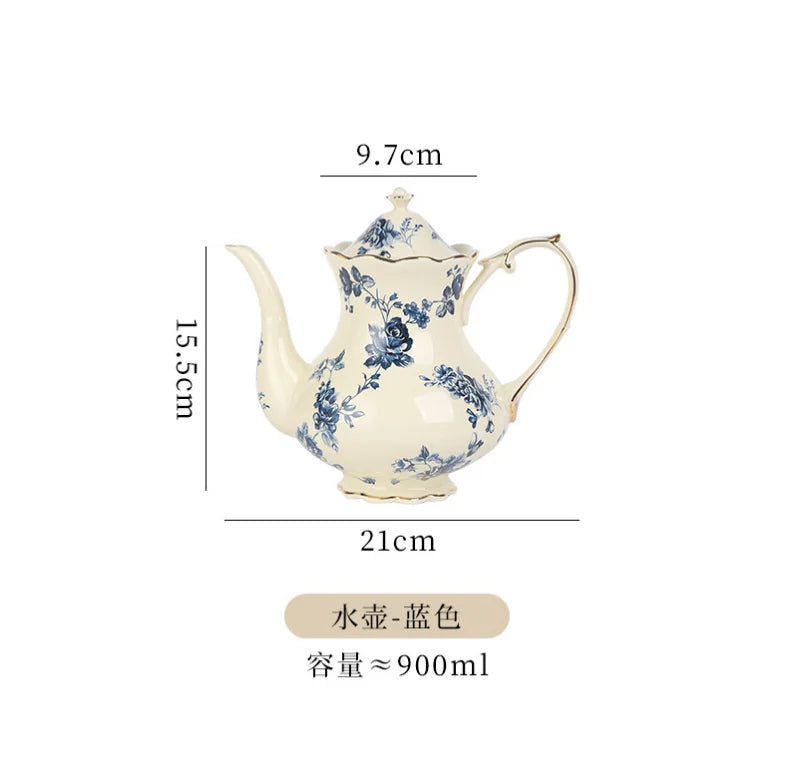 European Retro Coffee Cup & Saucer Set