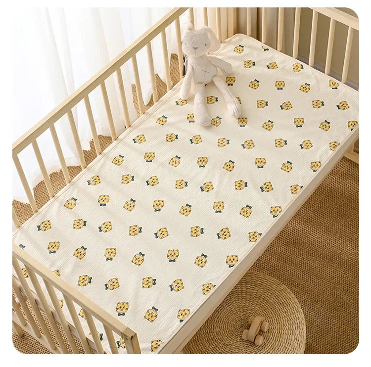 Reusable Baby Changing Mat Cover Baby Diaper Mattress Diaper for Newborn Cotton Waterproof Changing Pats Floor Play Mat