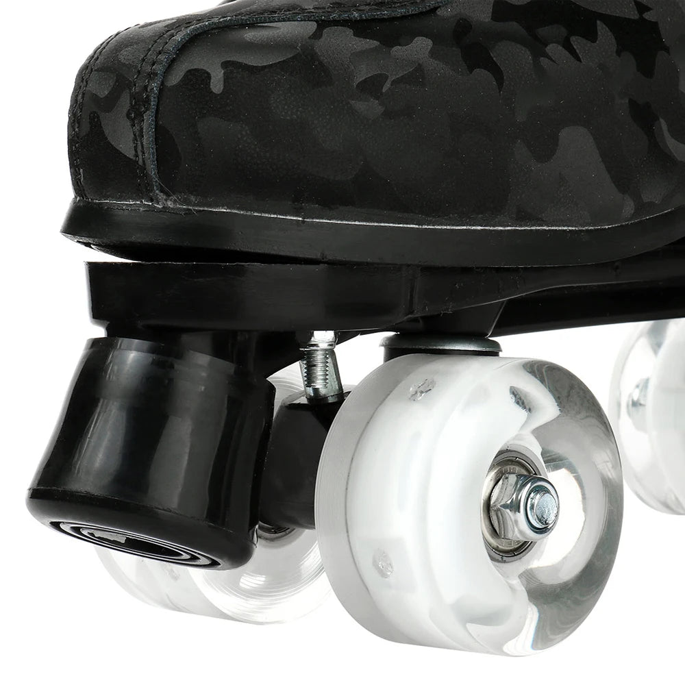 Outdoor Roller Skates Sports Double Row Skates Quad 4 Wheels Skating Women Flashing Roller Skates Shoes for Men Youth Boys Girls