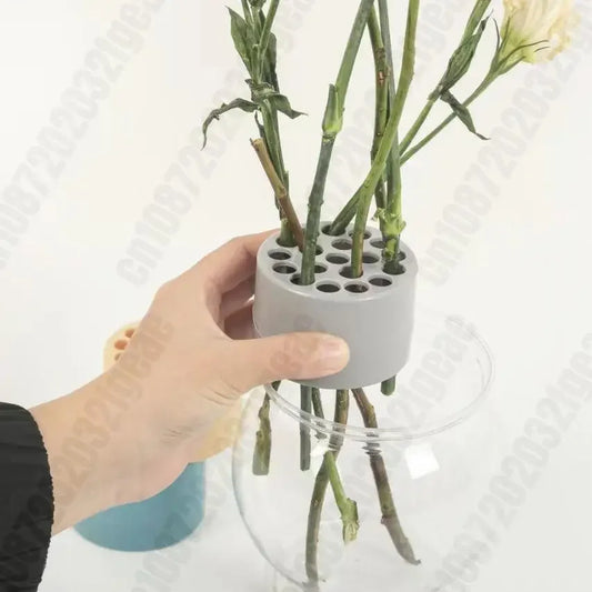 2 PCS Spiral Stem Holder Plastic Spiral Flower Arrangement Stem Holder DIY Bouquet Floral Arranger for Vase Flower Arrangement
