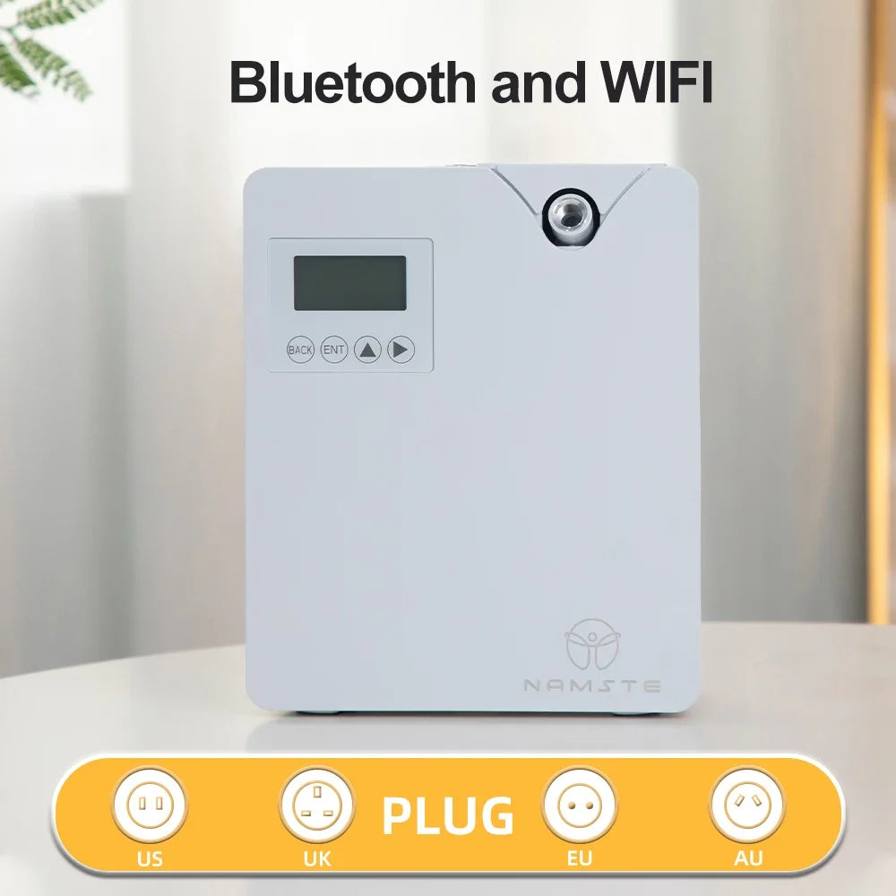 NAMSTE Scent Air Machine Home Essential Oil Diffuser With Smart Technology Bluetooth WiFi Aromatherapy Air Fresheners Sprayer
