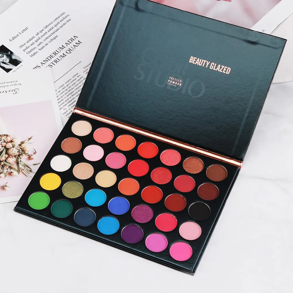 BEAUTY GLAZED 35 Colours Eyeshadow Matte Palette