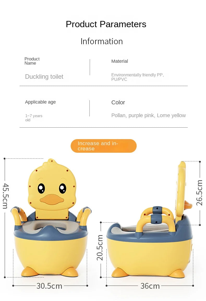 Cartoon Duck Potty Training Seat