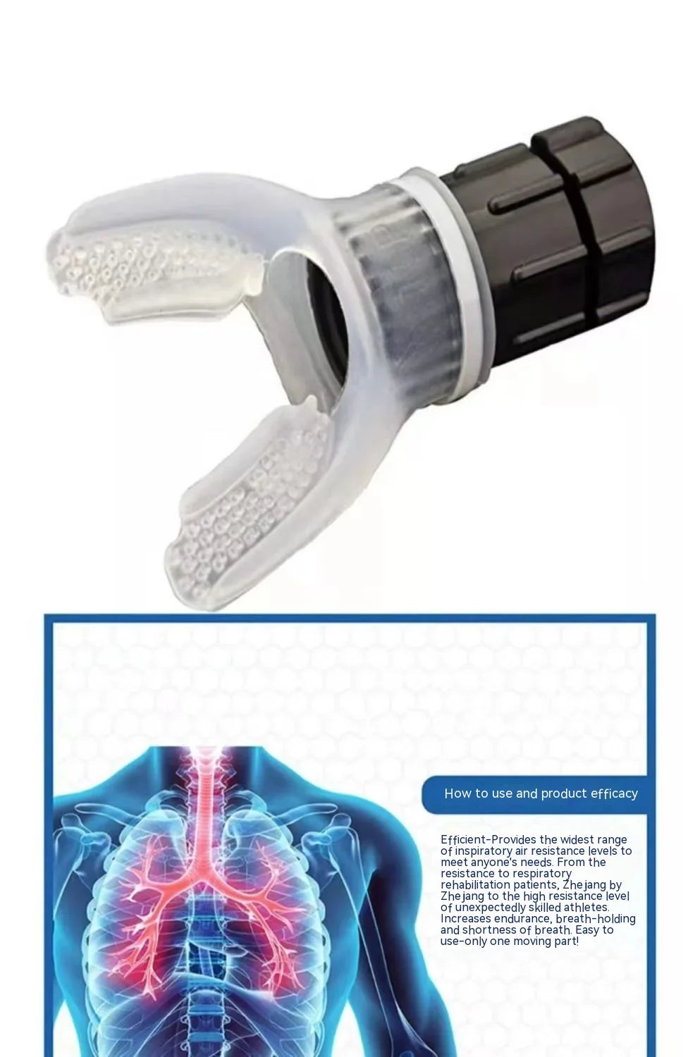 Lung Capacity Abdominal Breathing Machine