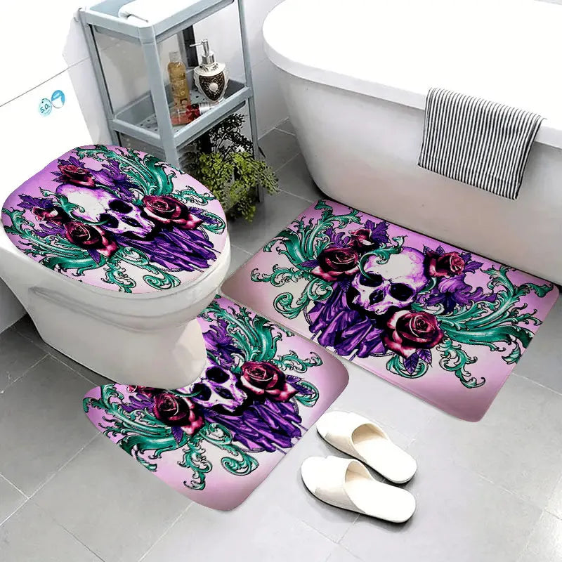 3pcs Halloween Bathroom Set